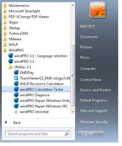 WindPRO Calculation Tester menu.jpg