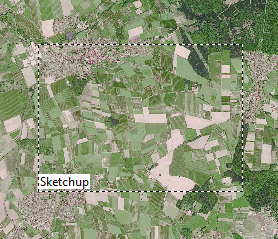 A satellite view of a green field

Description automatically generated